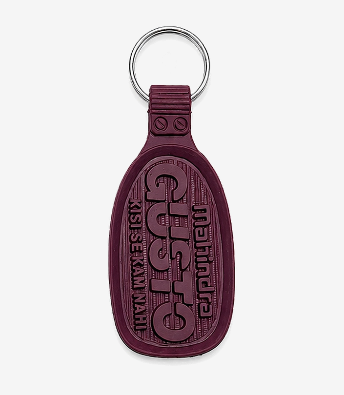 Custom Maroon PVC Keychain - Design 009 | KKM Keychains
