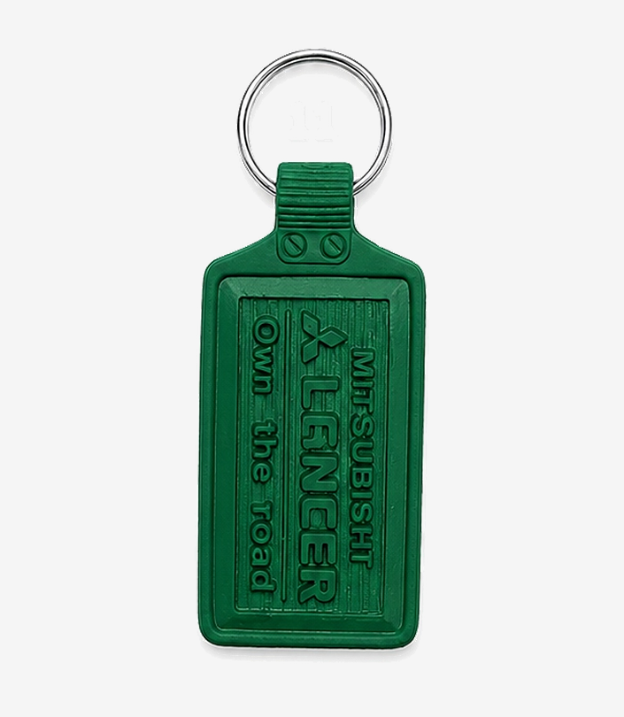 Custom Green PVC Keychain - Design 011 | KKM Keychains