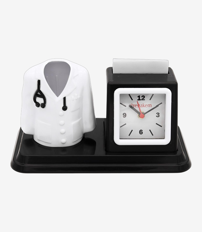 Custom Grey Table Clock - Design 006 | KKM Keychains