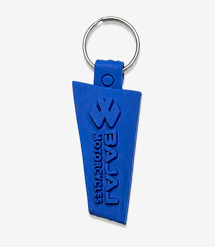 Custom Blue PVC Keychain - Design 022 | KKM Keychains