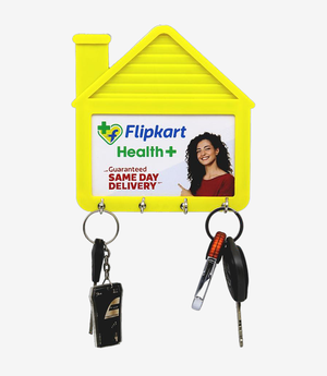 Yellow key hanger