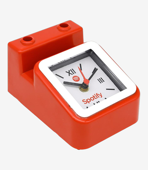 Red table clock
