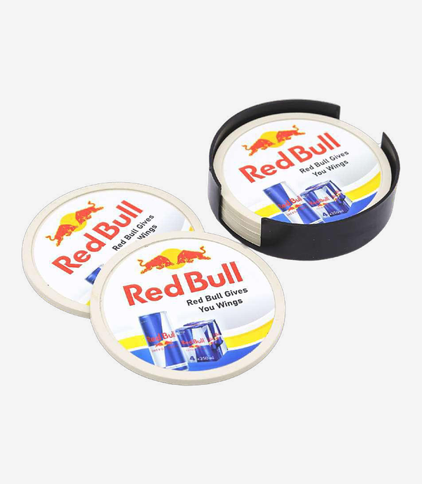 White coaster set