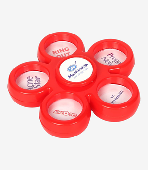 KKM-p134-661-plastic-paper-weight Red plastic paper weight