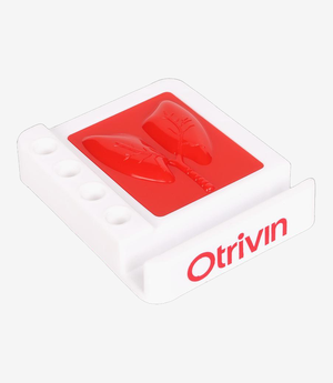 KKM-p136-675-plastic-paper-weight Red plastic paper weight