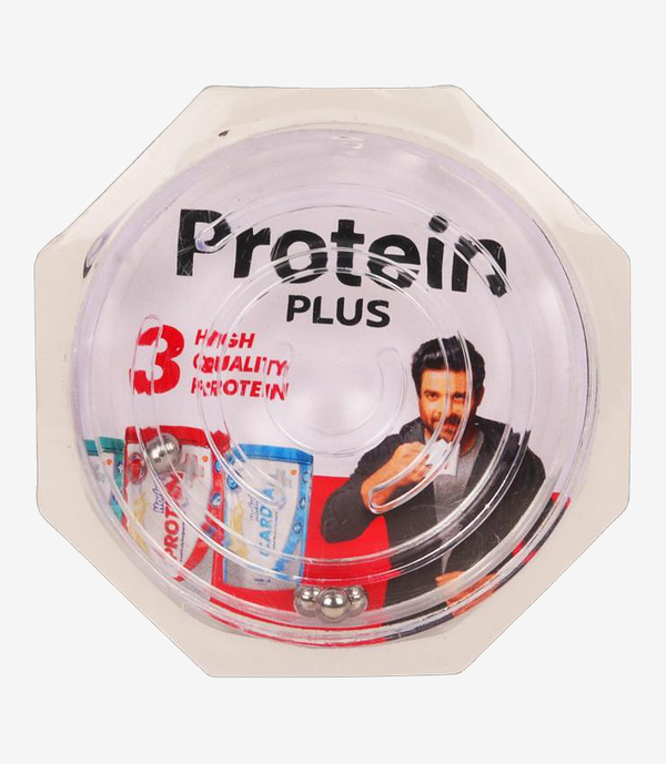 White plastic paper weight