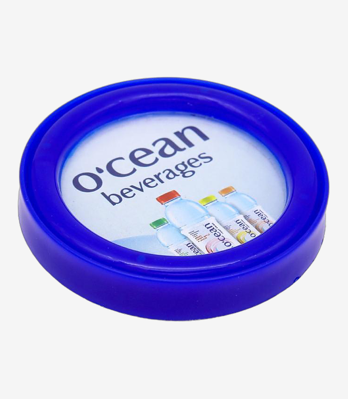 Custom Blue Plastic Paper Weight - Design 220 | KKM Keychains