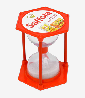 Red plastic paper weight