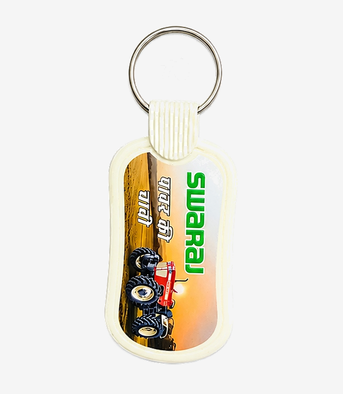 Custom Orange ABS Keychain - Design 076 | KKM Keychains