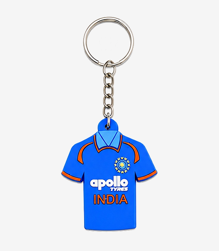 Custom Blue Silicone Keychain - Design 093 | KKM Keychains
