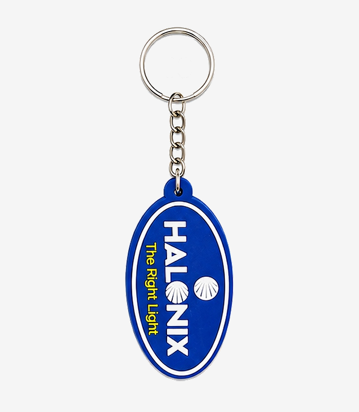 Custom Blue Silicone Keychain - Design 097 | KKM Keychains