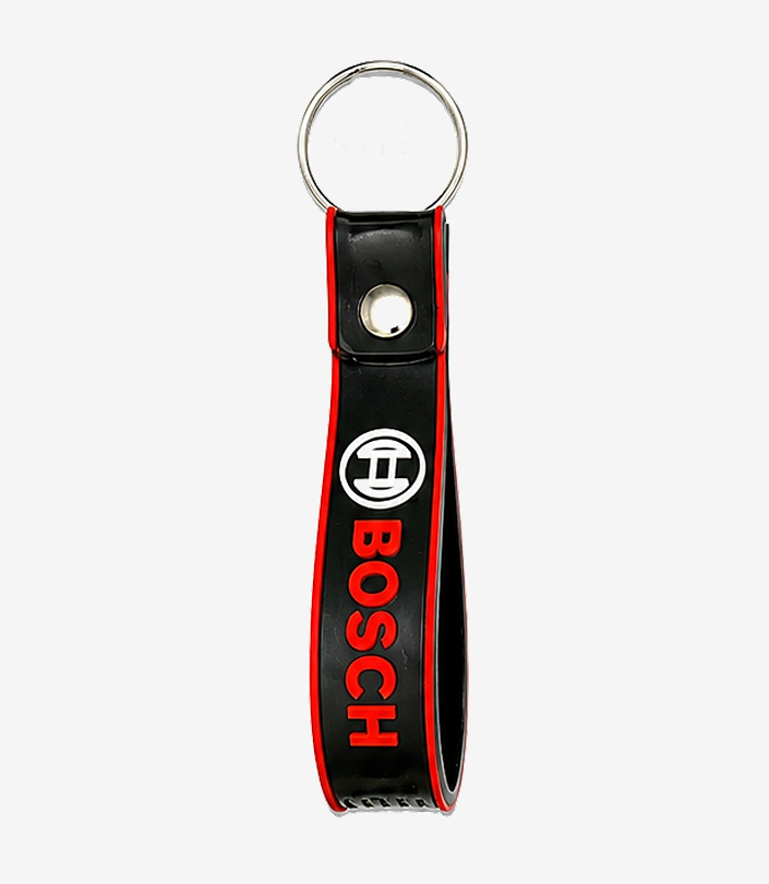 Custom Black Silicone Keychain - Design 104 | KKM Keychains