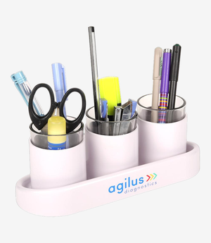 KKM-p24-393-pen-stand Grey pen stand