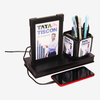 Black pen stand
