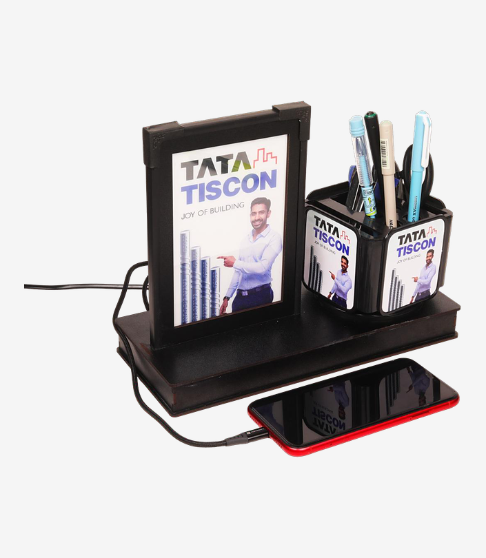 Custom Black Pen Stand - Design 042 | KKM Keychains