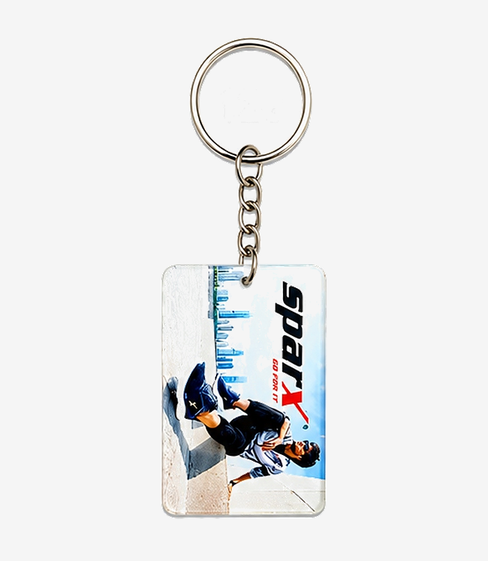 Custom Blue Acrylic Keychain - Design 122 | KKM Keychains