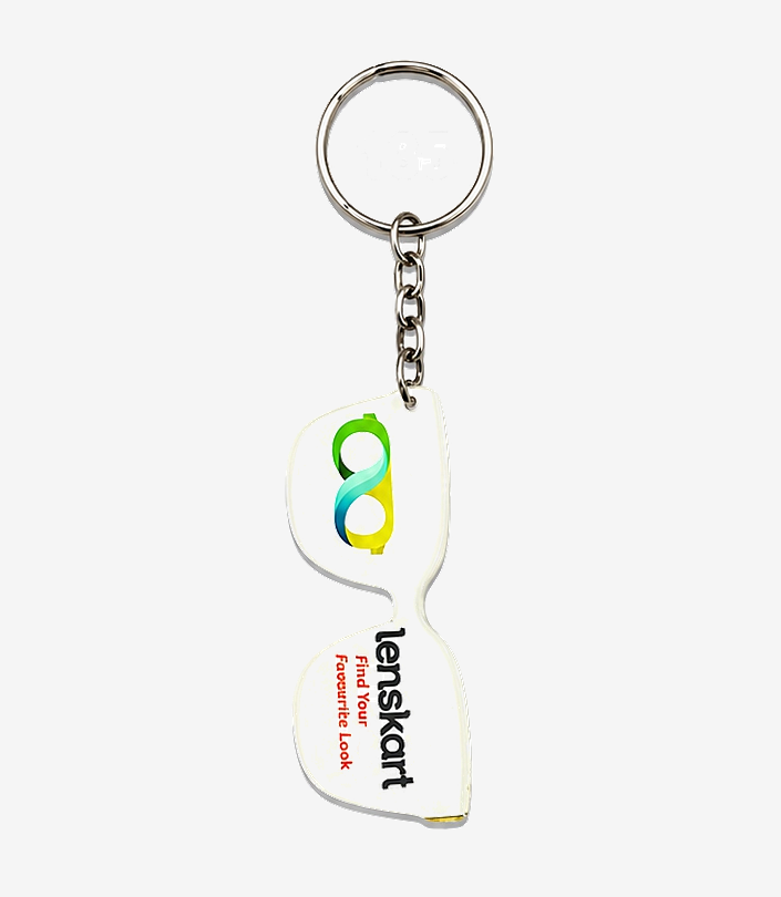 Custom Grey Acrylic Keychain - Design 131 | KKM Keychains