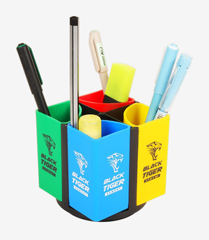 Teal pen stand