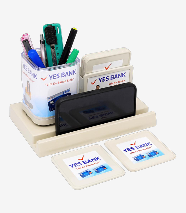 White pen stand