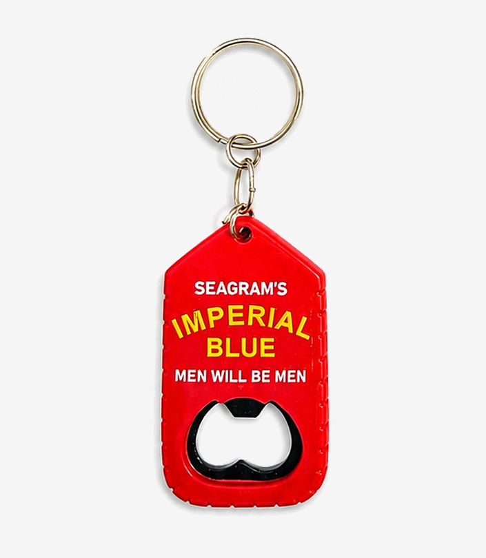 Custom Red Bottle Opener Keychain - Design 189 | KKM Keychains