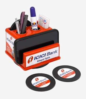 Brown pen stand