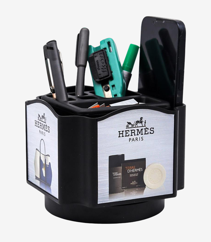 Custom Black Pen Stand - Design 078 | KKM Keychains