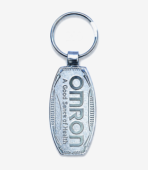 KKM-p48-05-metal-chrome-plated-keychain Silver metal keychain on a split ring