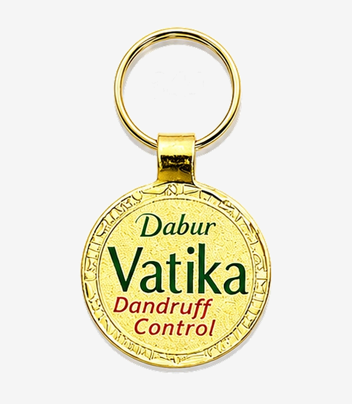 Custom Gold Metal Keychain - Design 240 | KKM Keychains