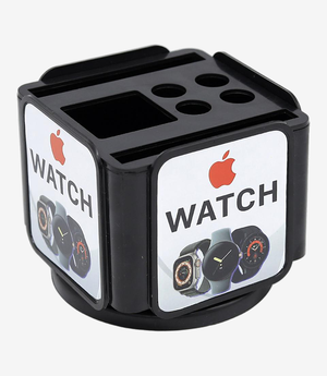 Grey pen stand