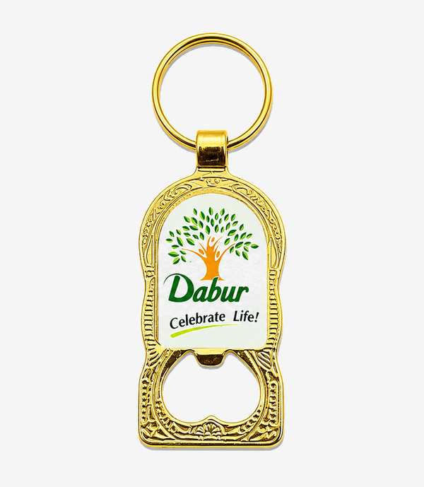 KKM-p53-01-digital-printed-metal-keychain Gold metal keychain on a split ring