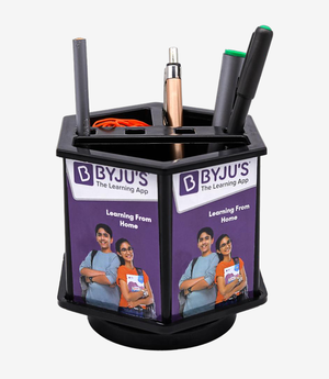 Purple pen stand