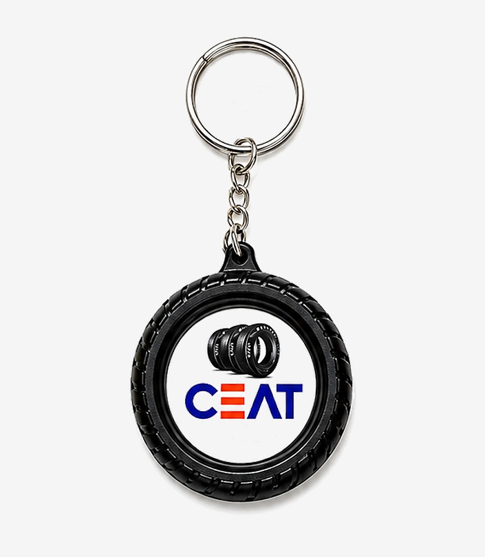 Custom Black Plastic Keychain - Design 253 | KKM Keychains