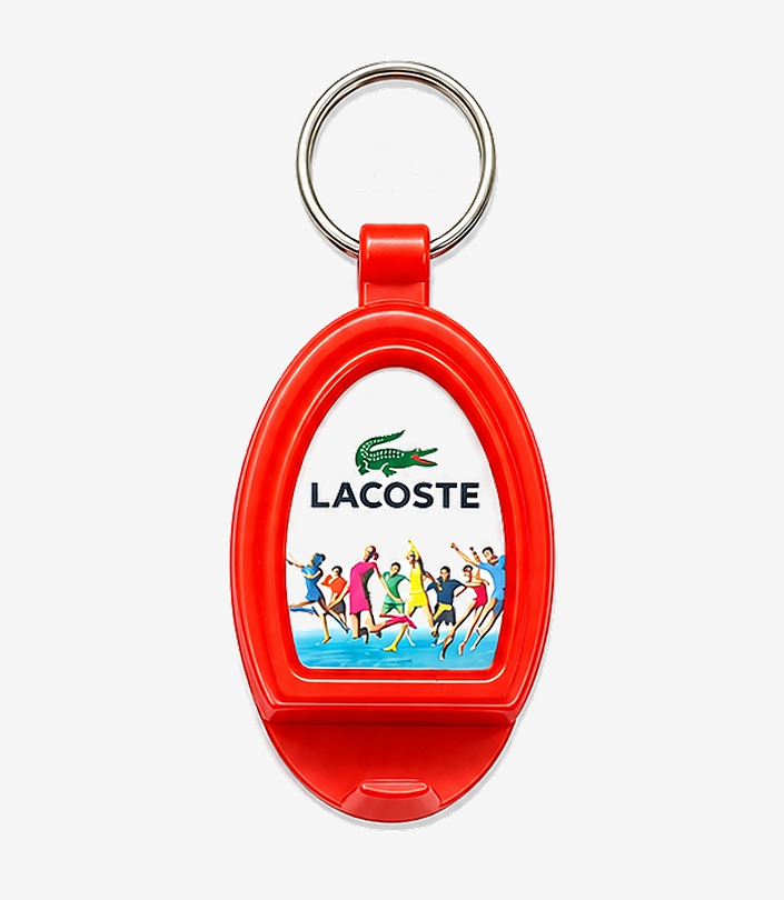 Custom Red Mobile Stand Keychain - Design 258 | KKM Keychains