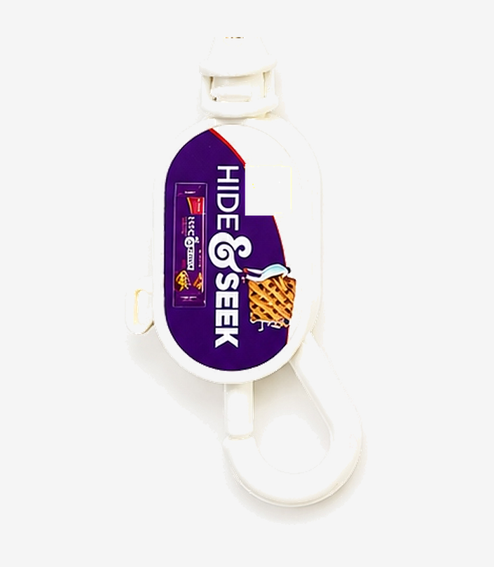 Custom Purple Hook Keychain - Design 273 | KKM Keychains