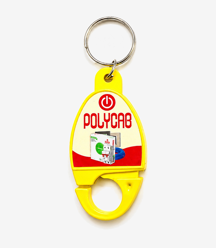Custom Yellow Hook Keychain - Design 276 | KKM Keychains