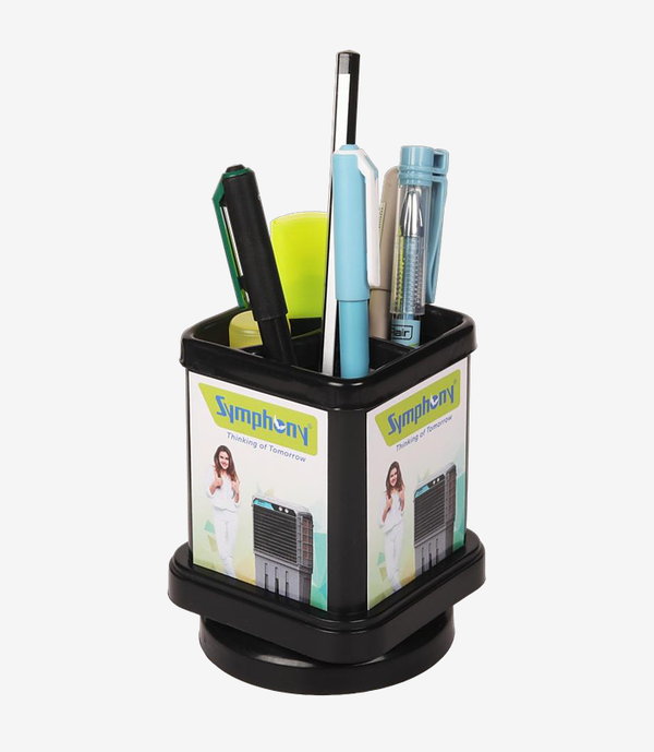 Black pen stand