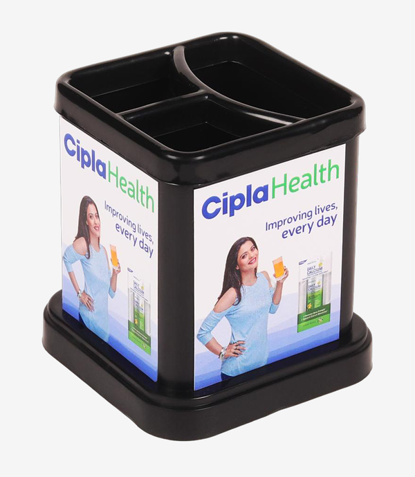 Black pen stand