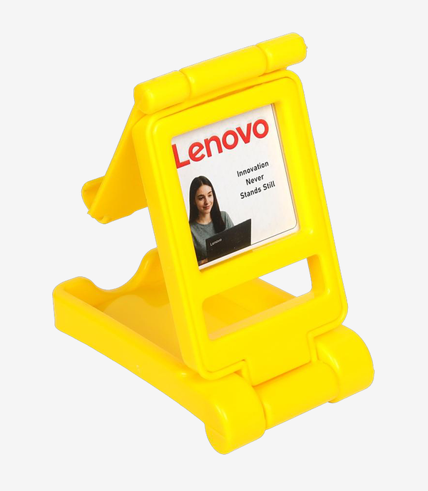 Yellow mobile stand