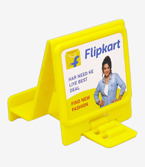 Yellow mobile stand