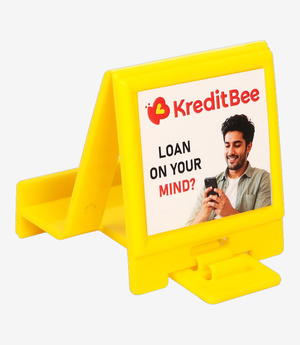 Yellow mobile stand