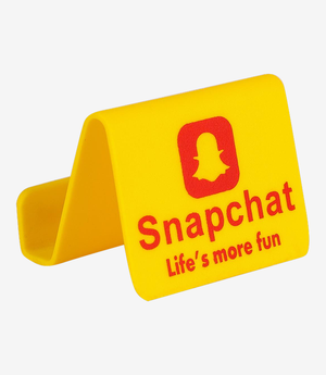Yellow mobile stand