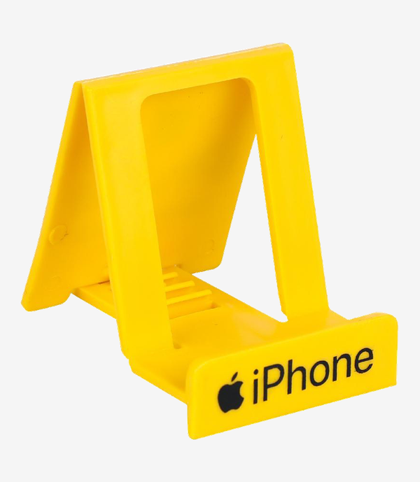 Yellow mobile stand