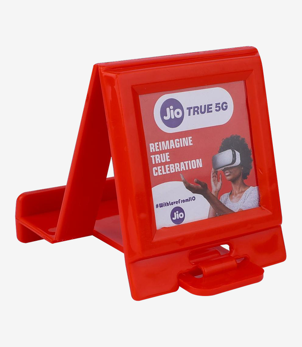 Red mobile stand