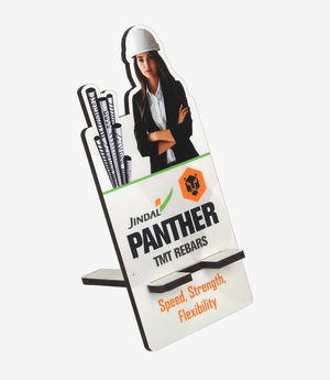 White mobile stand