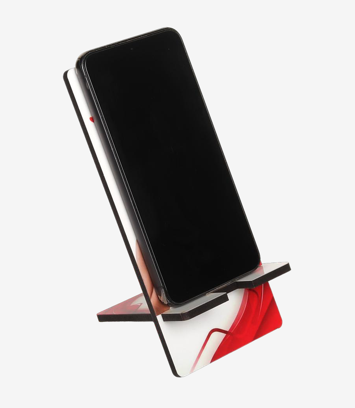 Custom Black Mobile Stand - Design 167 | KKM Keychains