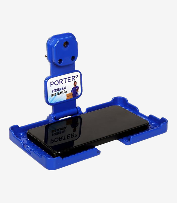 KKM-p99-xxx-mobile-charging-stand-y862 Blue plastic mobile charging stand